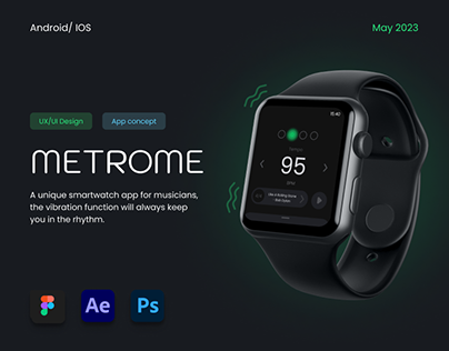 Project thumbnail - Metronome concept watch app
