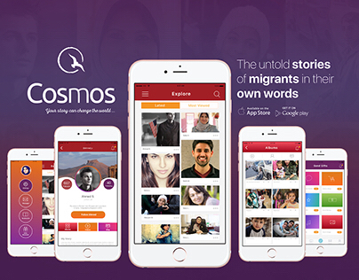 Cosmos App - Your story can change the world.
