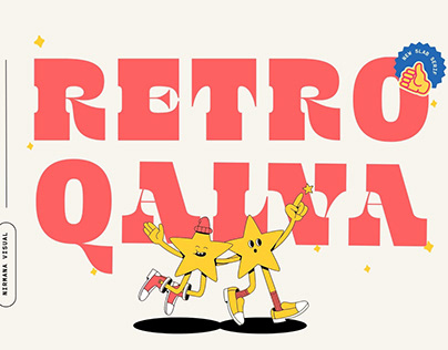 Retro Qalva - Vintage Font