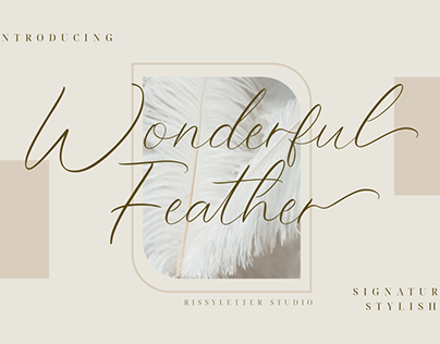 Wonderful Feather | Signature Font