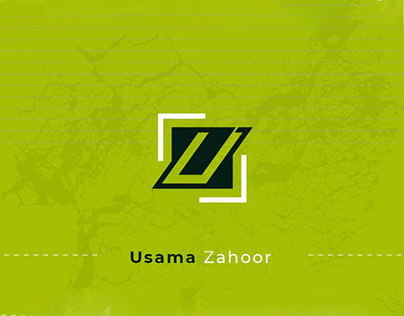 Personal logo identity letter UZ or ZU monogram logo