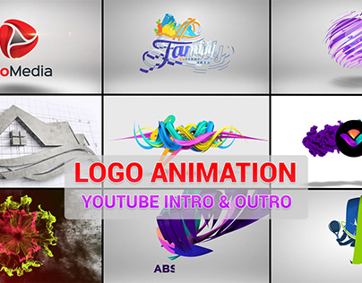 create 4k logo animation or youtube intro outro video