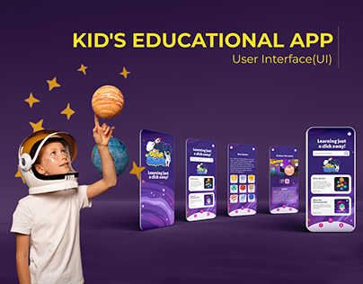 A Kid's Educational App Design (UI Design)