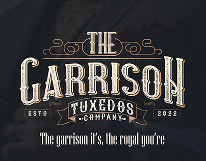 Project thumbnail - The Garrison tuxedos Co. || Branding & Logo designing