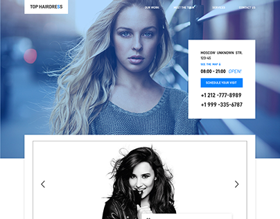 Top Hairdress - Landing Page