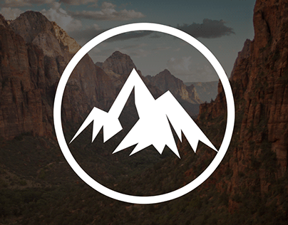 Logo monogram concept for adventure brand
