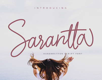 FREE | Sarantta Handrwritten Script Font
