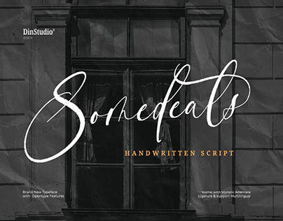 Somedeals - Script Font