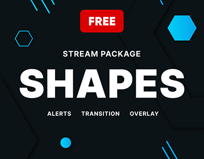 Shapes FREE Twitch Overlay and Alerts Package for OBS
