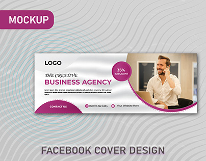 Corporate facebook cover template design