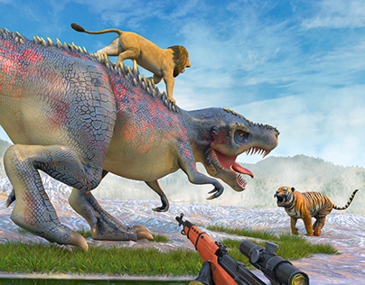 Wild Dinosaur Game Icons