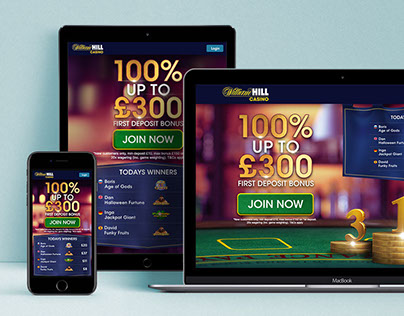 Casino landing pages