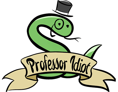 Professor Idiot Brand Logo