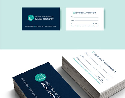 Family Dental Business & Appointment Cards, Signage