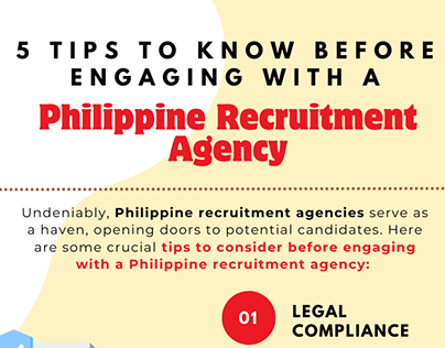 Tips Before Engaging With Philippine Recruitment Agency