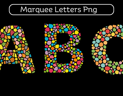 Marquee Letters PNG