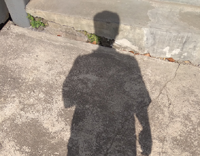 someone's shadow