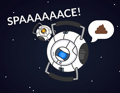 Portal 2 Animation - SPAAACE!