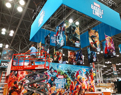 Marvel Battle Lines NYCC Booth
