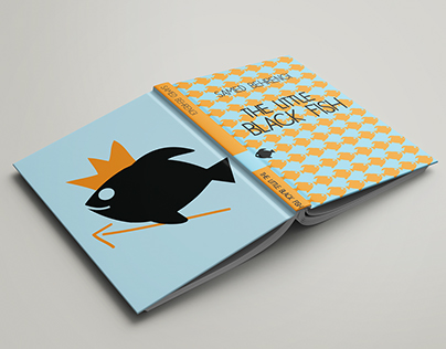 the little black fish / book cover design