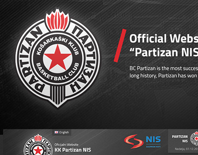 KK Partizan - 2015 redesign