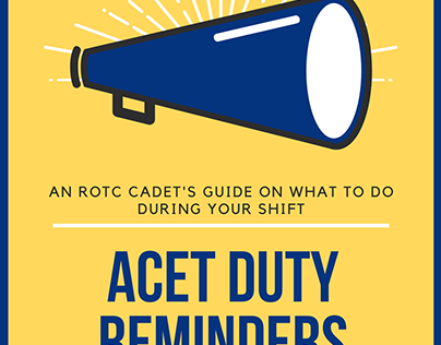 ROTC ACET Duty Poster