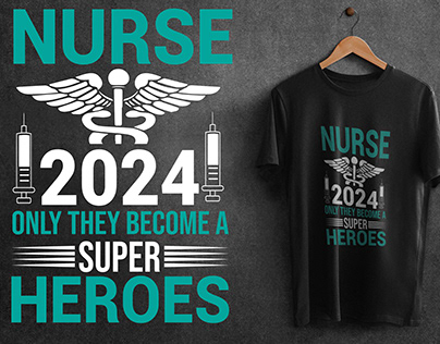 Nurse tshirt design.