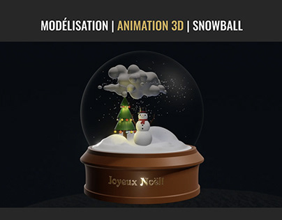Modélisation | animation 3D | snowball