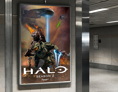 Halo poster for Mockup