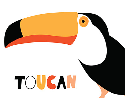 Toucan Children Illustration