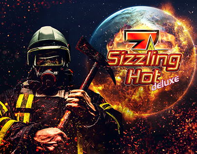 Landing Page design for casino game - Sizzling Hot