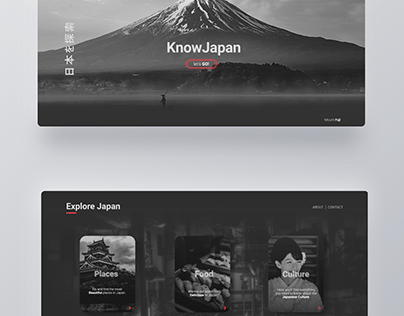 Japan Blog UI Inspiration