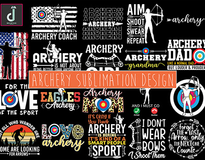 Archery sublimation design
