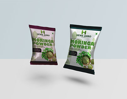packaging design moringa powder