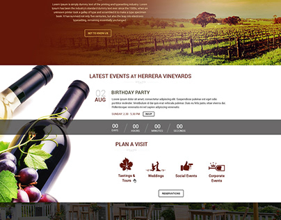 Vineyards Website