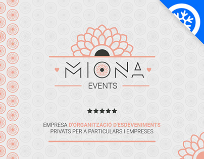 Branding identity MIONA Events by Freshmind