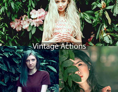 10 Vintage Photoshop Actions Free Downloa