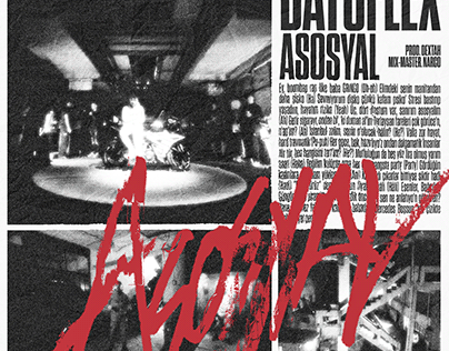 "ASOSYAL" Alternative Cover Art for Batuflex