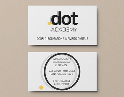 Business card for Dot Academy