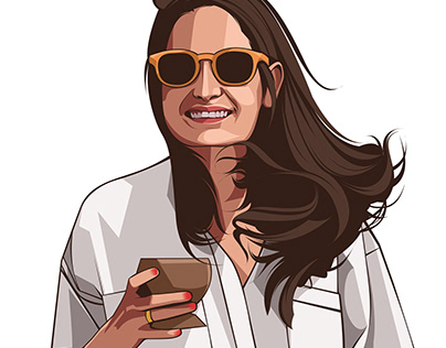 Smiling Woman In Sunglasses