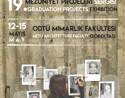 METU Graduation Projects Exhibitions Poster
