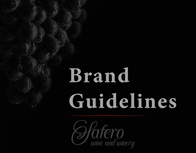 wine company's brand guidelines