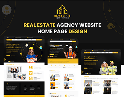 Real Estate Home page Design
