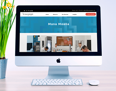 Website design - Brown Pages Ltd