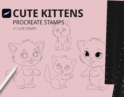 Cute Kittens for Procreate