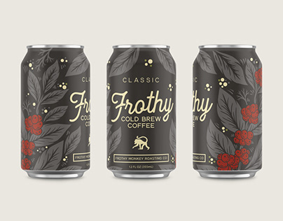 Frothy Monkey cold brew can