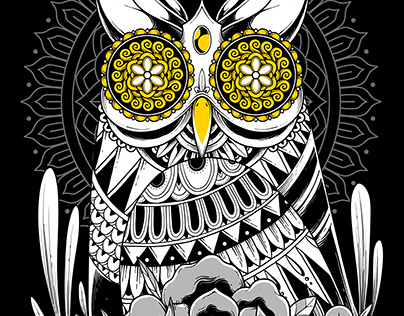 Golden Eyes Owl