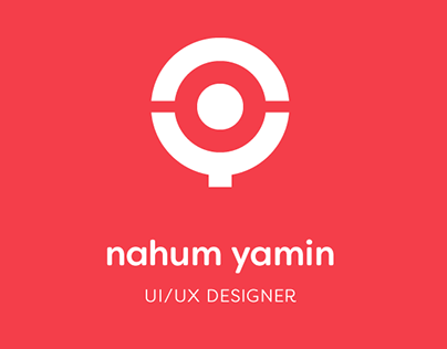Nahum Yamin - UI/UX Designer Branding
