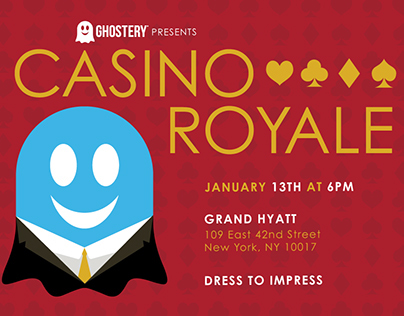 Ghostery: Casino Royale Invitation