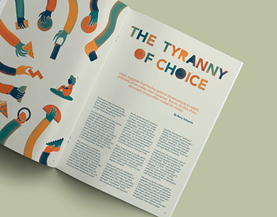Editorial Illustration: The Tyranny of Choice
